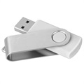Swivel Design USB 2.0 Type-A 480Mbps Flash-drev - 32GB - Hvid