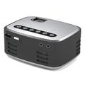 T20 Mini LED-projektor 1080P Hjemmebiograf Medieafspiller Video Beamer Understøtter TF-kort USB Flash