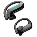 TWS Bluetooth Høretelefoner med LED Opladningsboks MD03  -  Sort