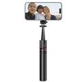Tech-Protect L06S MagSafe Bluetooth Selfie Stick m. stativ - sort