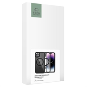 iPhone 15 Plus Tech-Protect Magmat Cover - MagSafe Kompatibel - Frostet Sort