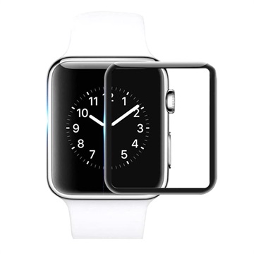 Apple Watch Series 9/8/7 Skærmbeskyttelse Hærdet Glas - 9H - 45mm - Sort