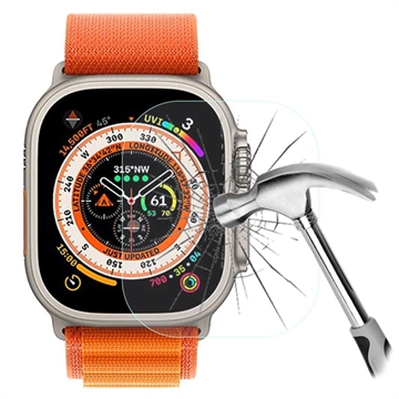 Apple Watch Ultra Skærmbeskyttelse Hærdet Glas - 9H - 49mm