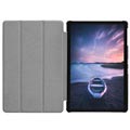 Tri-Fold Series Samsung Galaxy Tab S4 Smart Folio Taske - Sort