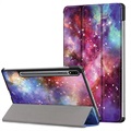 Tri-Fold Series Samsung Galaxy Tab S7/S8 Smart Folio Cover - Galakse
