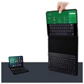 Universal Tablet Cover med Bluetooth Tastatur - 12.9" - Sort