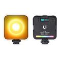 VLOGLITE W-S6 RGB LED-fotolys i fuld farve Kameralys Solnedgang Atmosfære Lampe Magnetisk Mini Fill Light