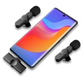 Trådløs Lavalier / Clip-On Mikrofon til Smartphone - USB-C
