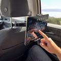 Wozinsky Headrest Car Holder for Tablet/Smartphone - Max Size: 125-205mm - Black