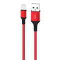 XO NB143 USB / Micro USB-kabel - 2 m - rød