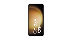 Samsung Galaxy S23+ skærmbeskyttelse og hærdet glas