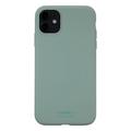 iPhone 11 Holdit Silikone Cover - mosgrøn