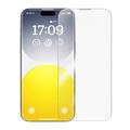 iPhone 15 Baseus Diamond Series Skærmbeskyttelse Hærdet Glas - 9H - Gennemsigtig