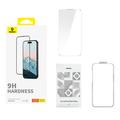 iPhone 15 Baseus Diamond Series Skærmbeskyttelse Hærdet Glas - 9H - Gennemsigtig