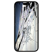 iPhone 15 Pro Skærm Reparation - LCD/Touchskærm - Sort - Original Kvalitet