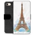 iPhone 7/8/SE (2020)/SE (2022) Premium Flip Cover med Pung - Paris