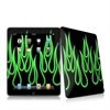 Apple iPad Neon Flames Skin - Gr�n