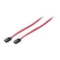 LogiLink CS0009 SATA-kabel - SATA han -> SATA han - 30cm - Rød