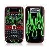 Nokia E63 Neon Flames Skin - Gr�n