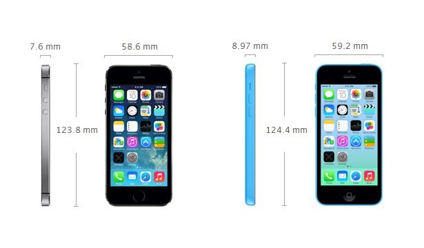 Forskellene iPhone og iPhone 5C