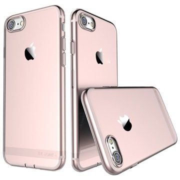 iPhone 7 silikone cover i rødguld