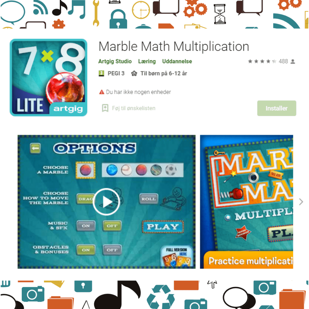 Marble Math-appen