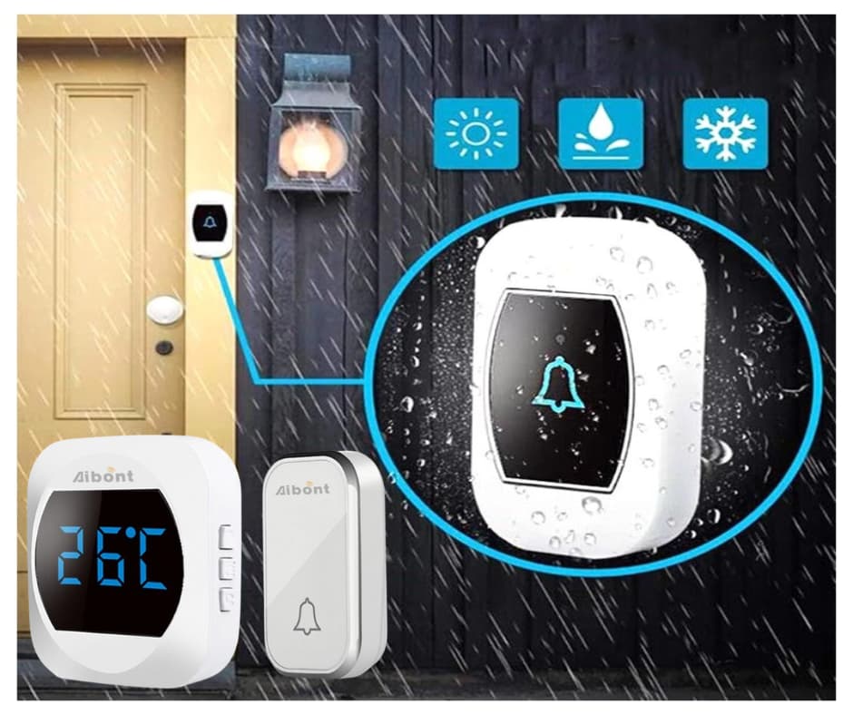Smart dørklokke med digitalt termometer