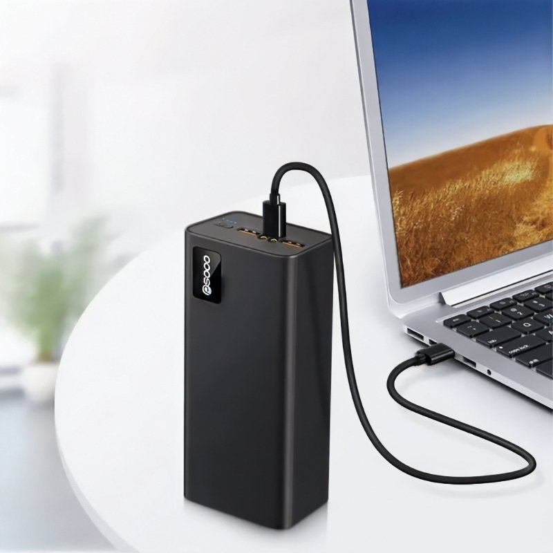 PSOOO M16 Powerbank 30.000mAh – 65W Hurtigopladning til Laptop & Mobil