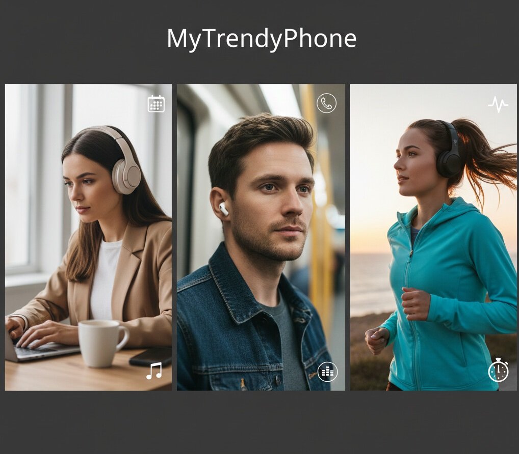 In-ear, over-ear og headset til forskellige brugssituationer
