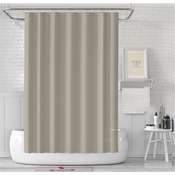 Badeforhæng CS 006 PEVA 180x180cm - Beige