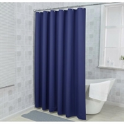 Badeforhæng CS 006 PEVA 180x180cm - Mørkeblå