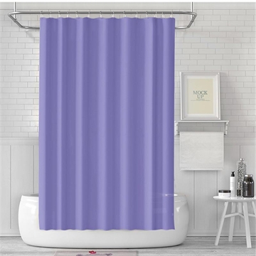 Badeforhæng CS 006 PEVA 180x180cm - Lyselilla