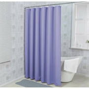 Badeforhæng CS 006 PEVA 180x180cm - Lyselilla
