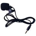1.5m Lavalier Mikrofon med Låsbar 3,5mm TRS – Clip-On til Trådløse Systemer