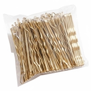 100 Stk. Hårnåle - 5cm hårspænder til kvinder - Guld