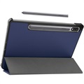 Tri-Fold Series Samsung Galaxy Tab S7/S8 Folio Taske - Mørkeblå
