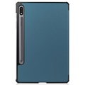 Tri-Fold Series Samsung Galaxy Tab S7/S8 Folio Taske - Mørkegrøn