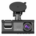 1080P WiFi-bilsamkamera med tre linser og parkeringsmonitor