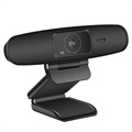 1080p Full HD Webkamera med Mikrofon A9Pro - Sort