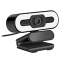 1080p Full HD Webcam med Mikrofon og LED-udfyldningslys A55