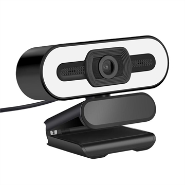 1080p Full HD Webcam med Mikrofon og LED-udfyldningslys A55