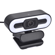 1080p Full HD Webcam med Mikrofon og LED-udfyldningslys A55