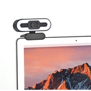 1080p Full HD Webcam med Mikrofon og LED-udfyldningslys A55