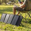 10W sammenklappelig solcelleoplader til camping og udendørs brug