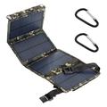 10W foldbar USB-soloplader/powerbank med 4 paneler