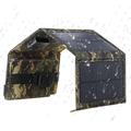 10W foldbar USB-soloplader/powerbank med 4 paneler - camouflage
