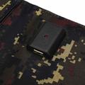 10W foldbar USB-soloplader/powerbank med 4 paneler - camouflage