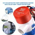 1100 GPH 12V dyk-lænsepumpe til både, yachter og akvarier