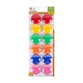12 stk. Multifarvede Magneter til whiteboard og kontorbrug - 30mm