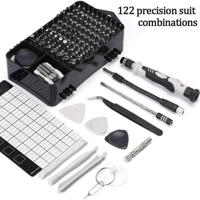 122-i-1 præcisionsskruetrækkersæt multifunktionsværktøj til reparation ...